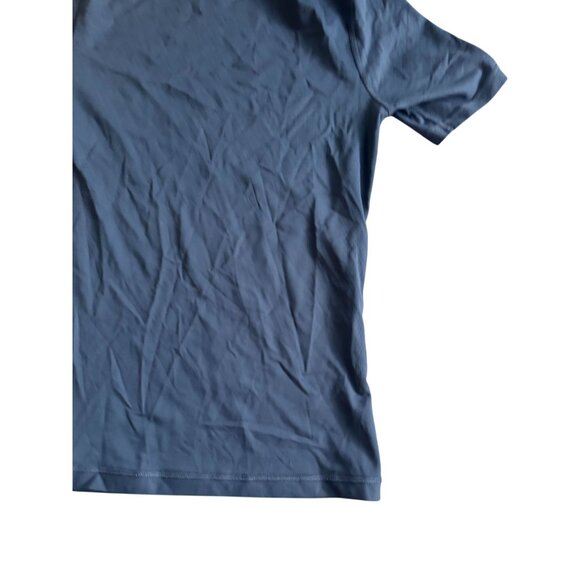 LULULEMON Men's Blue Gray Tech T Shirt Size Medium - Picture 9 of 10